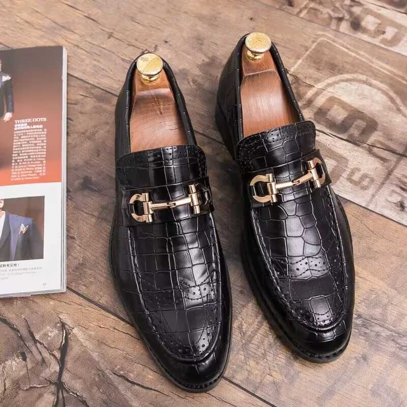 Mens Loafers Business Dress Leather Shoes Mens Brand Brown Oxford Shoes High Quality Soft Flat Casual Shoes Mocassin Homme 46 XJ250710
