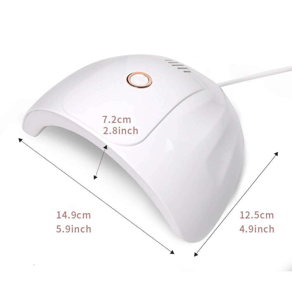 CNHIDS 54W Dryer Lamp With Automatic Sensor 18 UV LED Light For All Gels Professional Manicure Pedicure Nail Equipment X250710