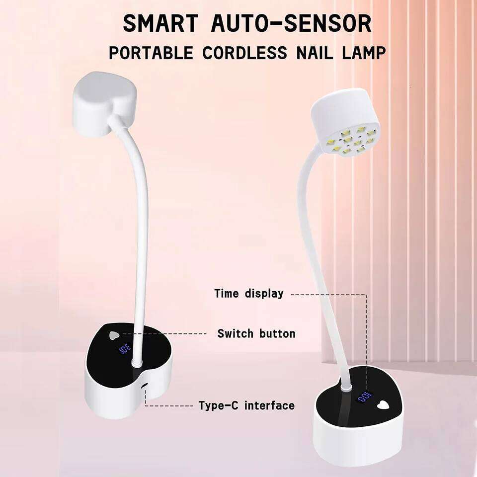 27W LED Shaped Portable Rechargeable UV Dryer White Flash Curing Light for Extension Gel Nail Lamp X250710