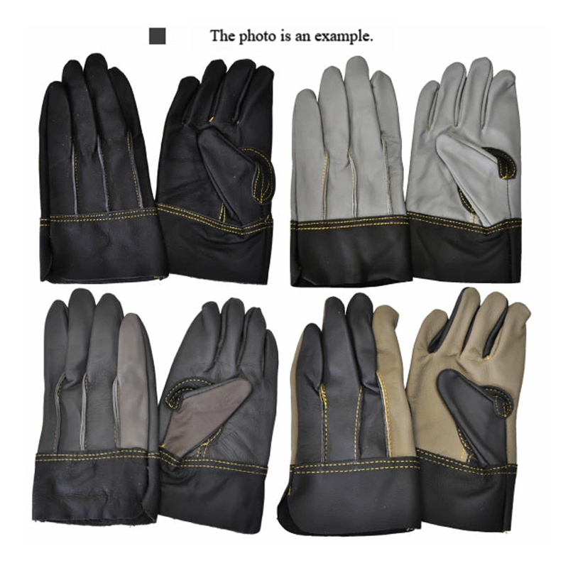 Thickened wear-resistant and scalding-proof gloves are specially used for high-temperature and labor protection gloves of cattle scalp welders.