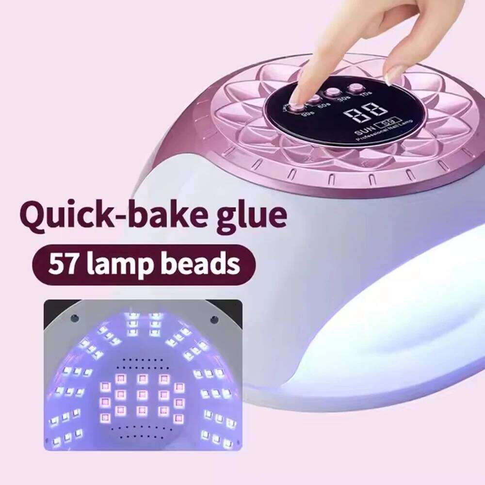 S9 268W LED Drying Professional Nail Art Dryer Light for Nails 57 Beads Fast Curing UV Gel Polish Lamp X250710