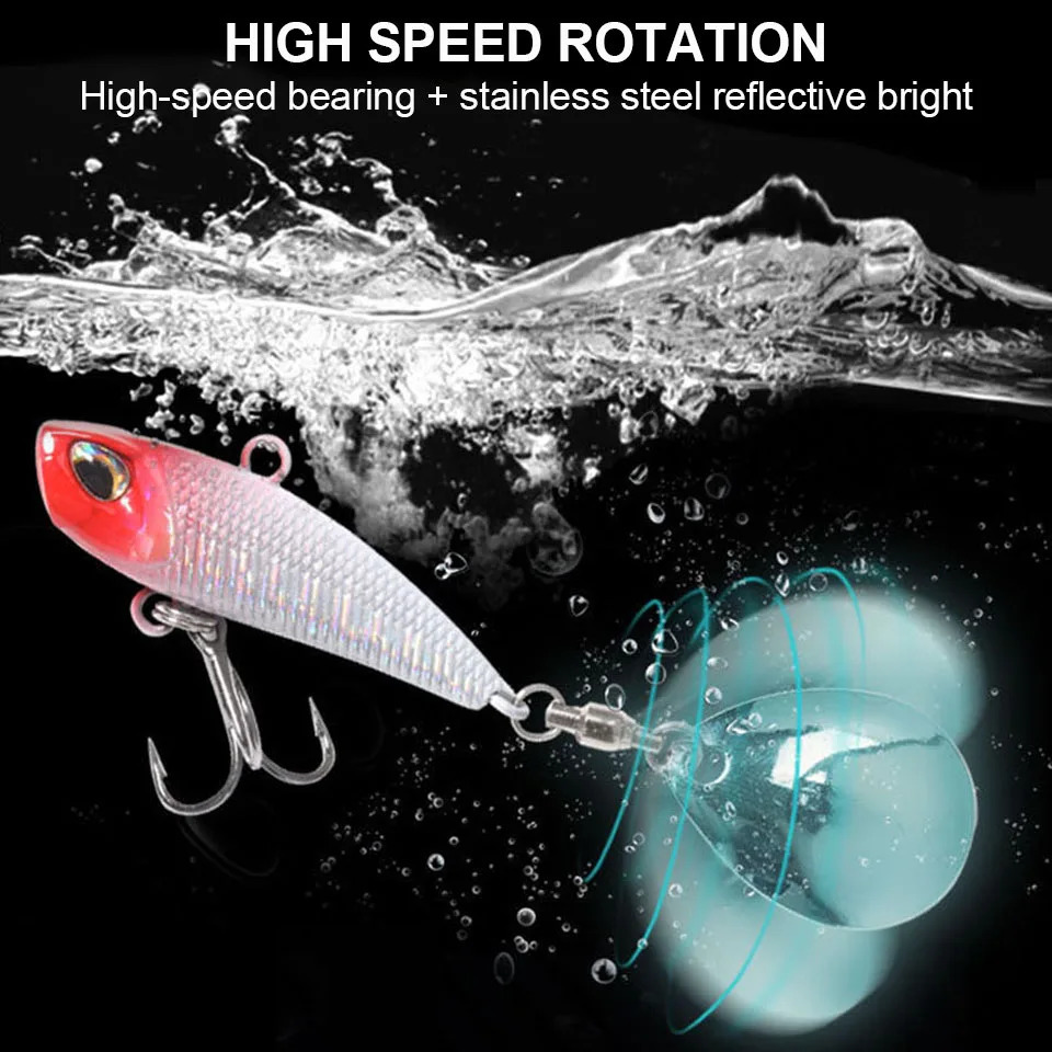 WALK FISH 7g 11g 15g 21g Spinner Bait Metal VIB Fishing Lure Rotating Tail Vibration Sequins Japan Wobbler Trolling Pesca y250708