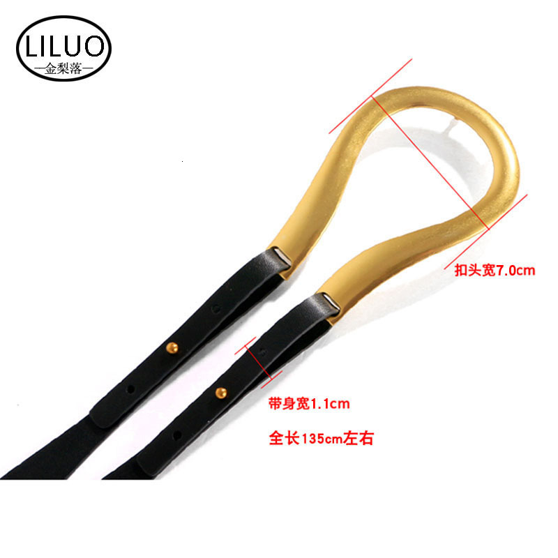 Horseshoe Buckle Belts For Women Jeans Dress Decoration Ladies Ornament European Style Fashion Sash Alloy/PU Women Coat Belt 220614