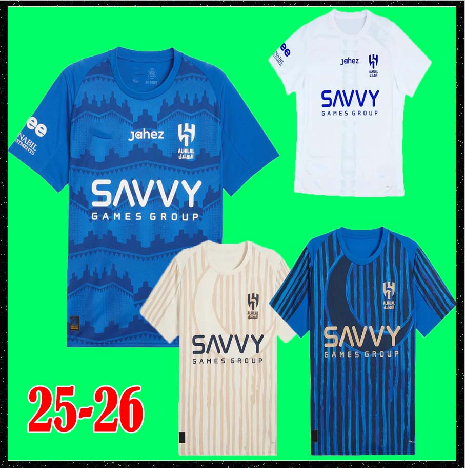 XXXL 4XL 25 26 Al-Hilal Saudi CUP Soccer Jerseys MITROVIC SALEM LEONARDO Football Shirts 2025 2026 Al Hilal SFC MALCOM AI-HAMDAN AI-BULAYHI NASSER Men Uniforms