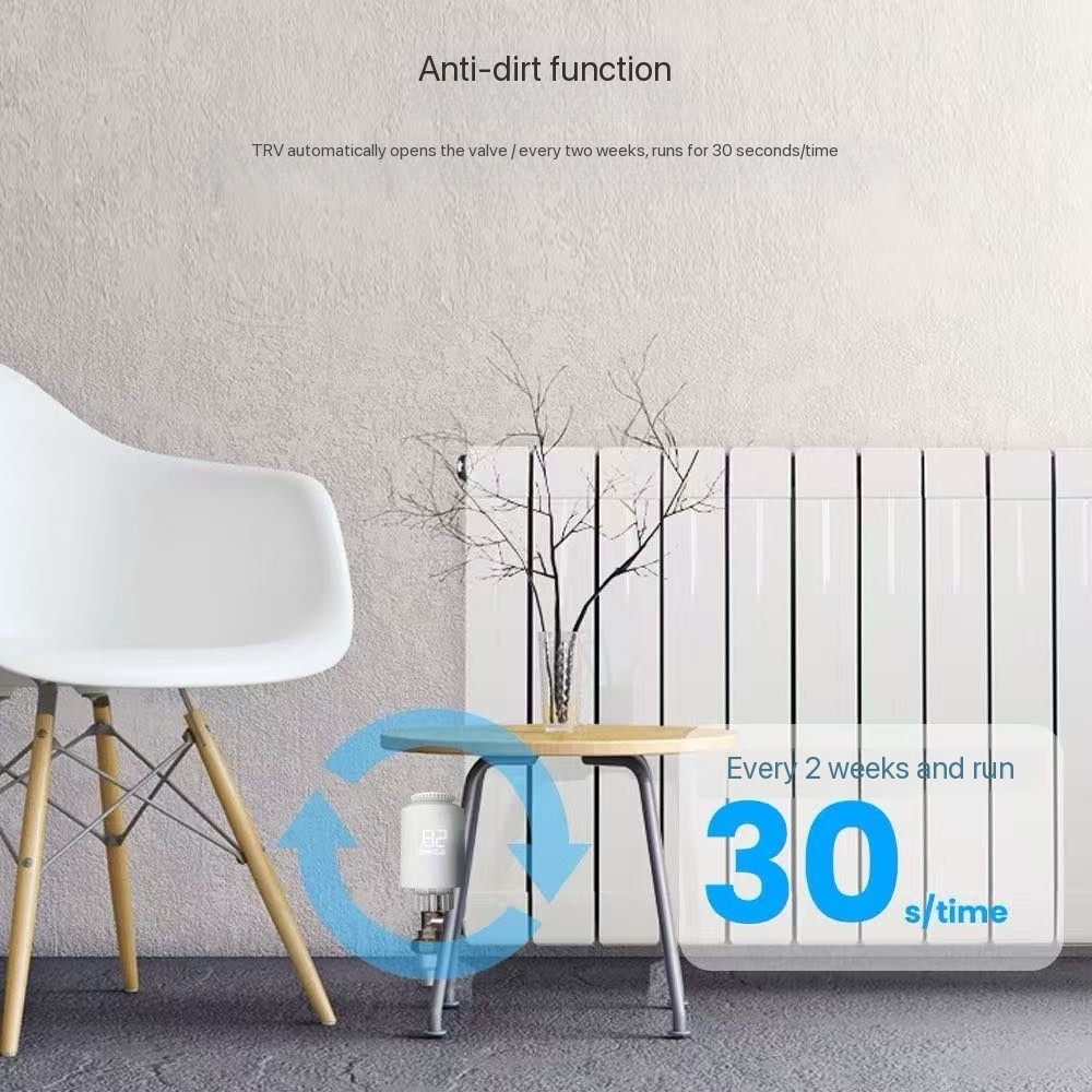 Tuya Smart ZigBee 3.0 TRV Radiator Actuator Valve Thermostatic Radiator Valve Temperature Controller Support Alexa Google Home