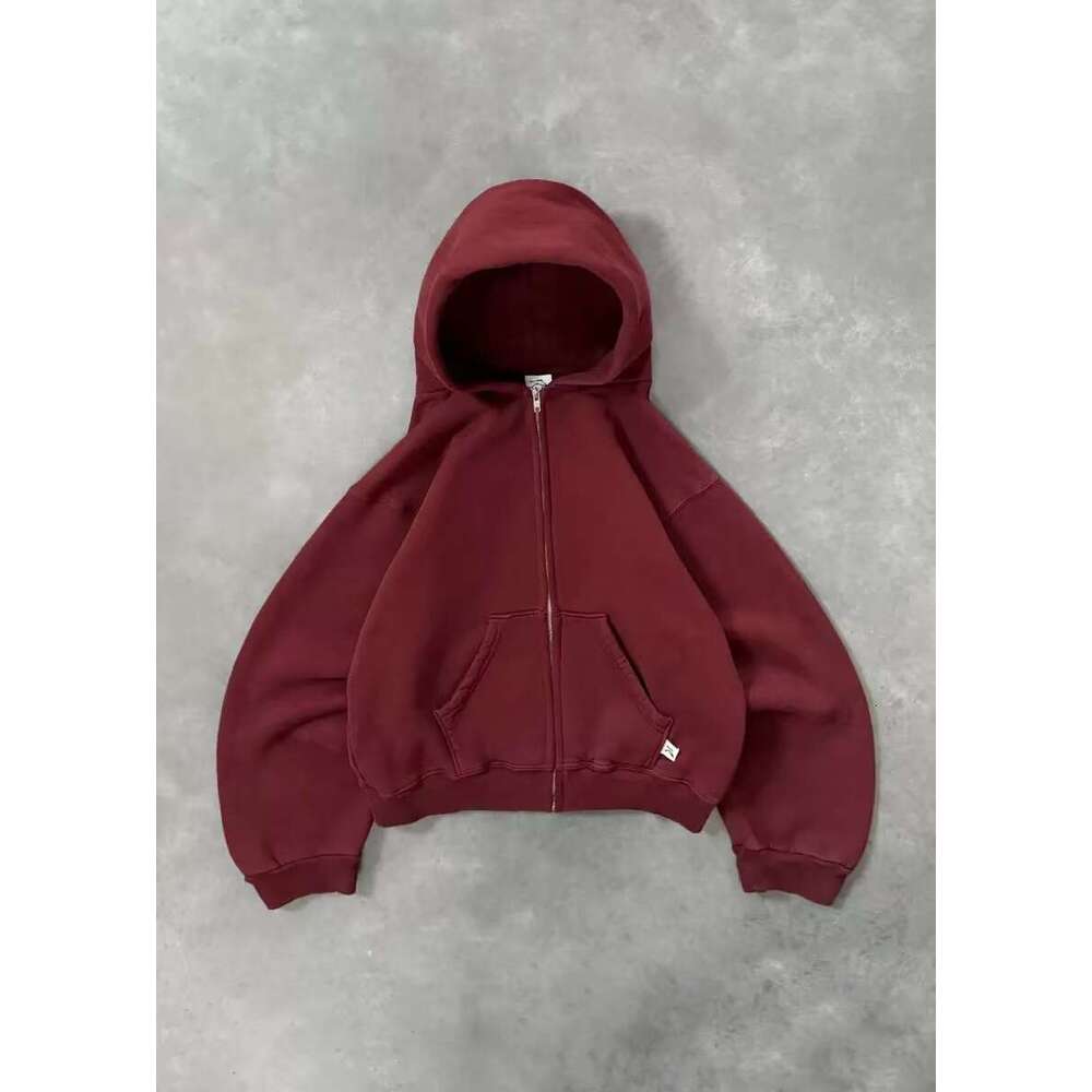 Spring Autumn Hooded Zipper Long Sleeve Sports Casual Sweatshirt For Men And Women B5 - view 9