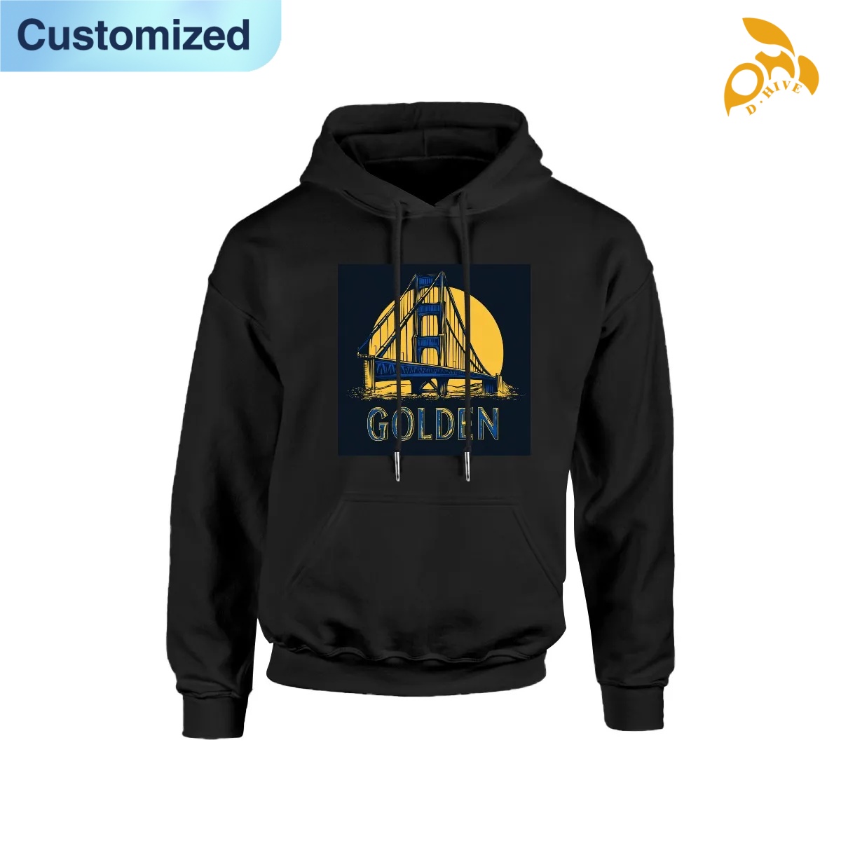 free shipping of customized super fashionable Ladies' polyester cotton hooded pocket sweatshirt is suitable for 260GSM with exquisite patterns fr