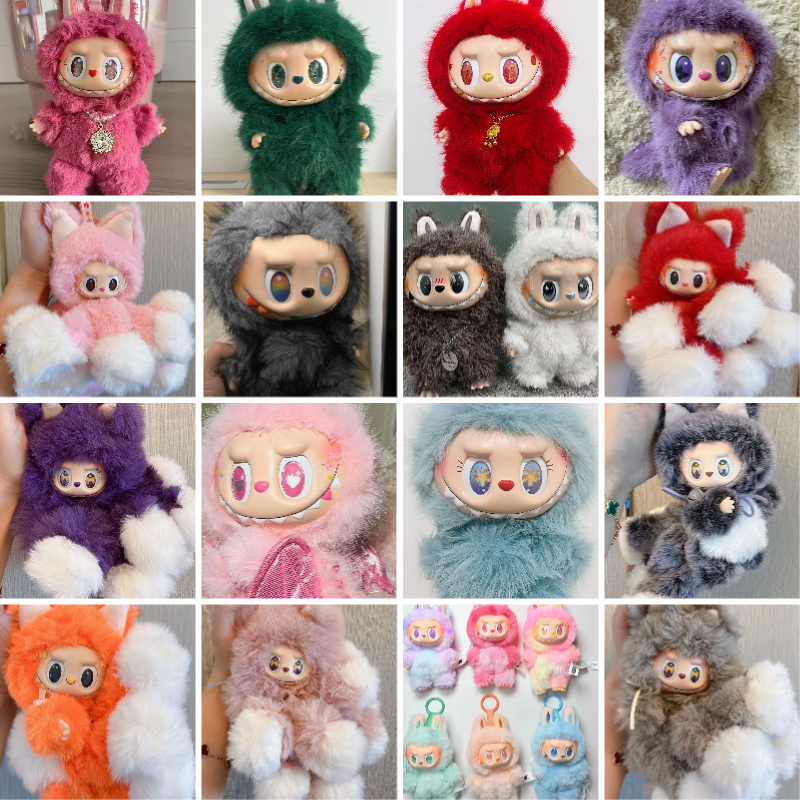 New Labubu A whole box Series 58 Zimomo Angel and 38Zimomo Big Boss Second Generation Archangel 58 Baby Plush Blind Box Plush Doll Ornament Christmas 