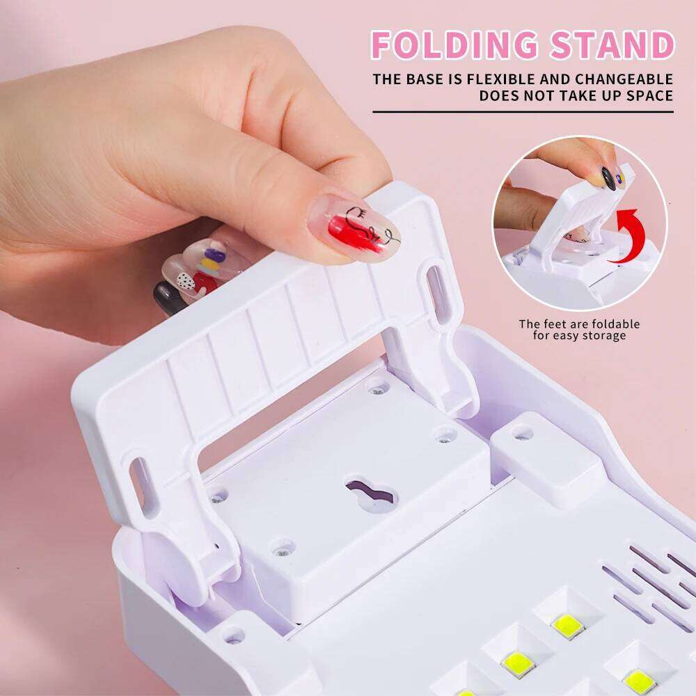 Nail Dryer Lamp Nails UV 24 LEDs Bead Light Drying All Gel Polish USB Charging Professional Manicure Equipment for Salon X250710
