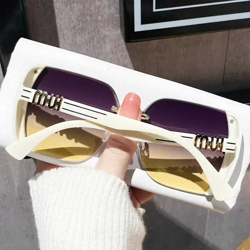 New Fashion Cool Sunglasses Wen Luxury Brand Anti Strong Light Vintage Rim Sunglasses Ladies UV400 Glasses W250709