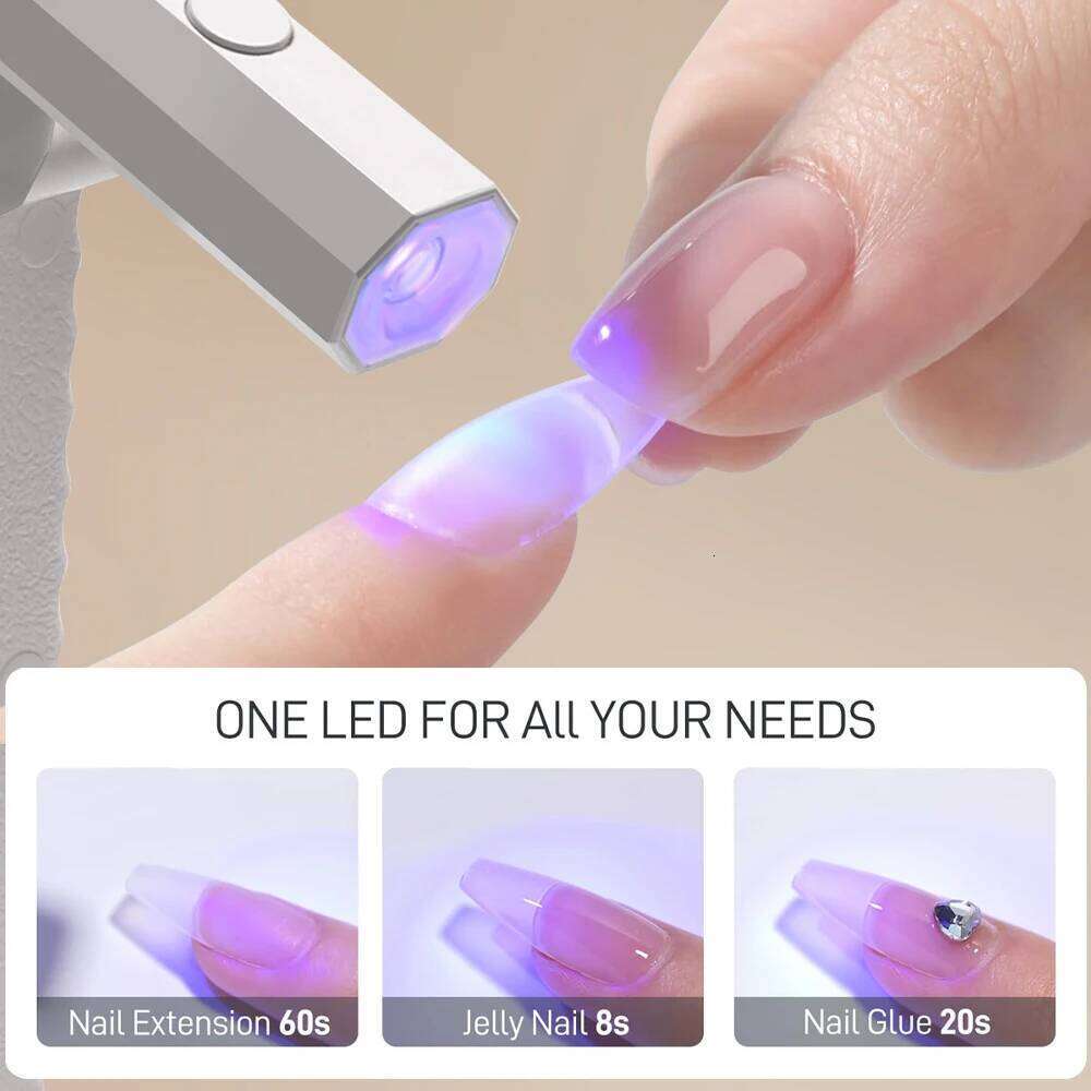 Timing Display Portable Handheld Mini Lamp With Bracket Family Quick Dry Flashlight Pen Chargeable Nail Dryer hine Uv X250710