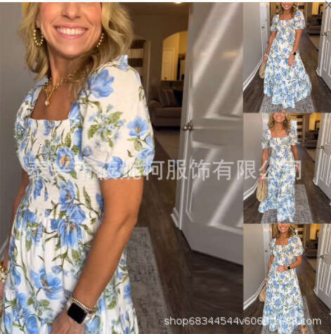 Elegant And Fashionable New Casual Dress With Print B5