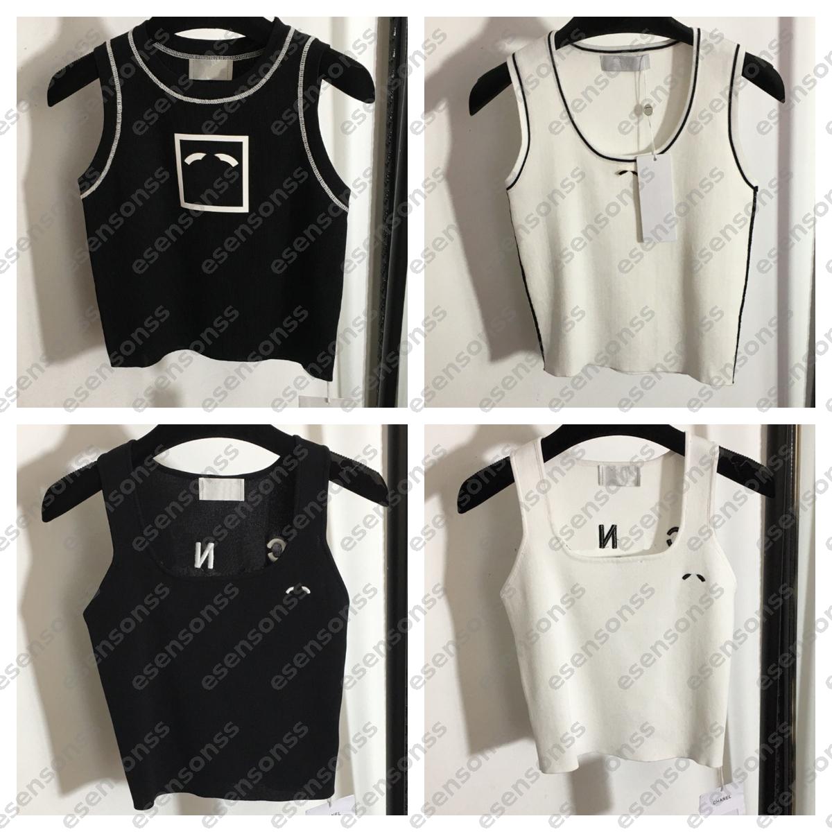 Knitted Pullover Womens Sport Top Tees Designer Embroidered Tank Top Fashion Letter Crop Tops-8 Lady Luxury Sleeveless Solid Color Vest Sexy T Shirts DSD2507105