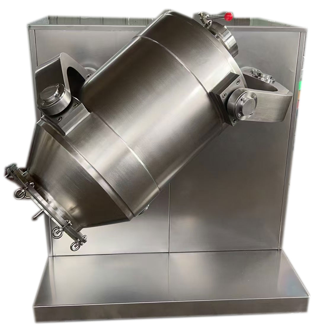 Automatic High Efficiency Lab GMP Certified Small Powder 3D Mixing Mixer