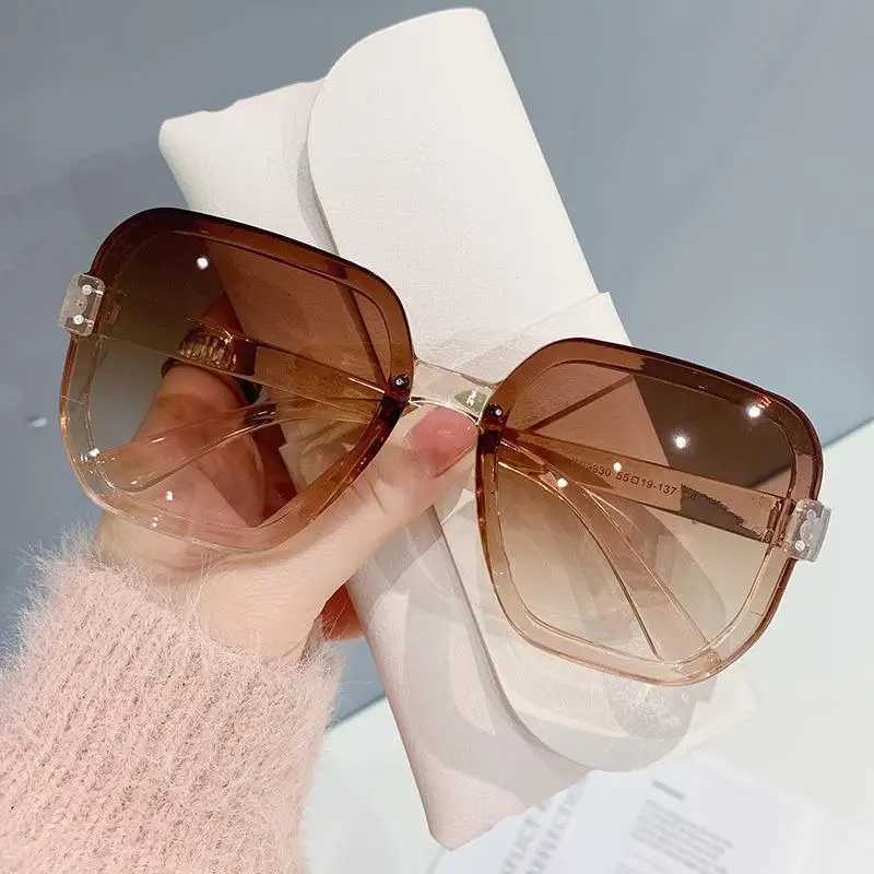 New Fashion Square Sunglasses Wen Men Designer Luxury Brand Sunglasses Gradient Vintage S UV400 Eyewear W250709
