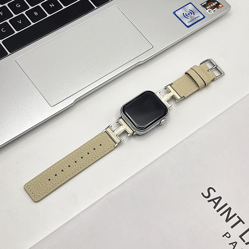 Metal Ishaped strap compatible with Watch 456789 S10 Watch Wristband Apple Watch Strap 250710