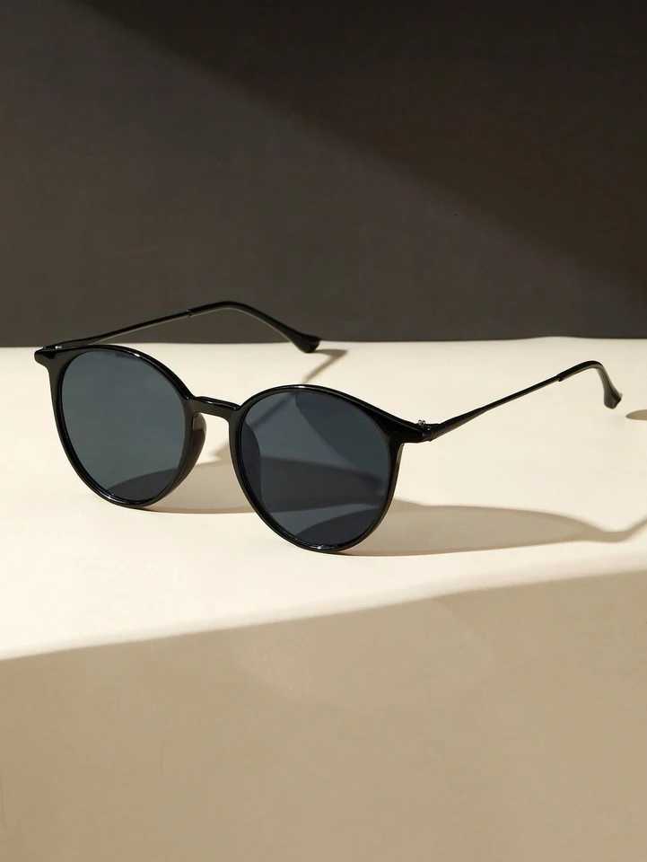 1PC Fashion Round Metal Plastic Fe Wen Sunglasses For Men Daily Life Eyewear Accessories. W250709