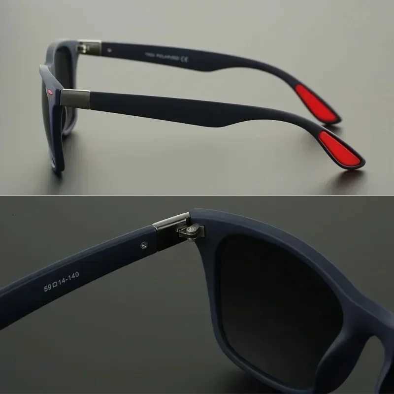Fashion Vintage Square Polarized Sunglasses Driving Fishing Brand Designer Sunglasses Men Retro UV400 Eyewear W250709