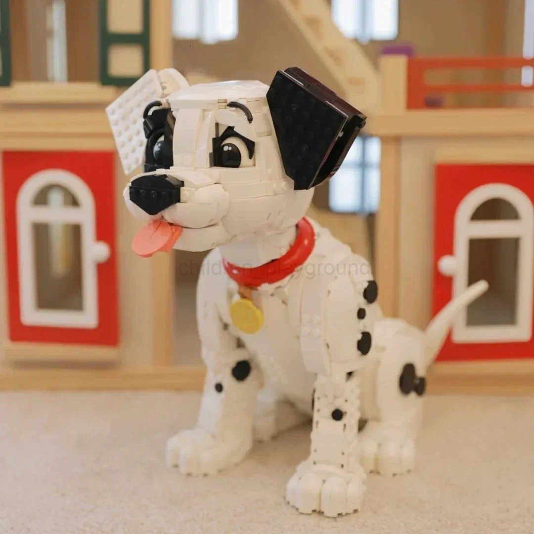Disney 2025 NEW Cartoon 101 Puppy Model Building Block Brick Dog DIY Creative Assembly Educational Architecture Toys Gift 1722Pcs W250710