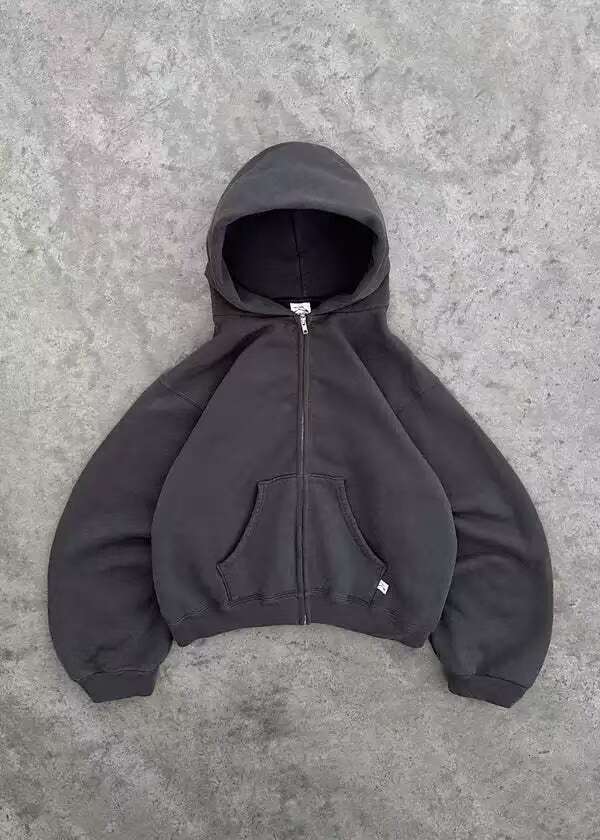 Spring Autumn Hooded Zipper Long Sleeve Sports Casual Sweatshirt For Men And Women B5 - view 8