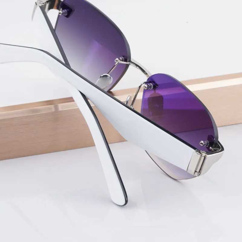 Z111 Square Germany Brand Rimss Sunes Alloy Acetate Top Quality UV400 Diamond Cutting Fashion ical Design Gradient W250709