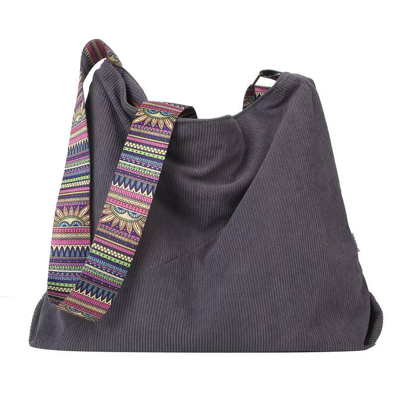 Donna Bagno DI Lusso Conduroy Bassaggio Grande Perchio Brima Cavi Chuad Tote Li…