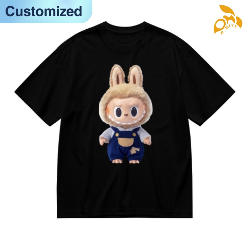 Oversize Free Shipping Designer Men's Women's shirt Short Sleeve Round neck Professional Customized tees outdoor with labubu pattern