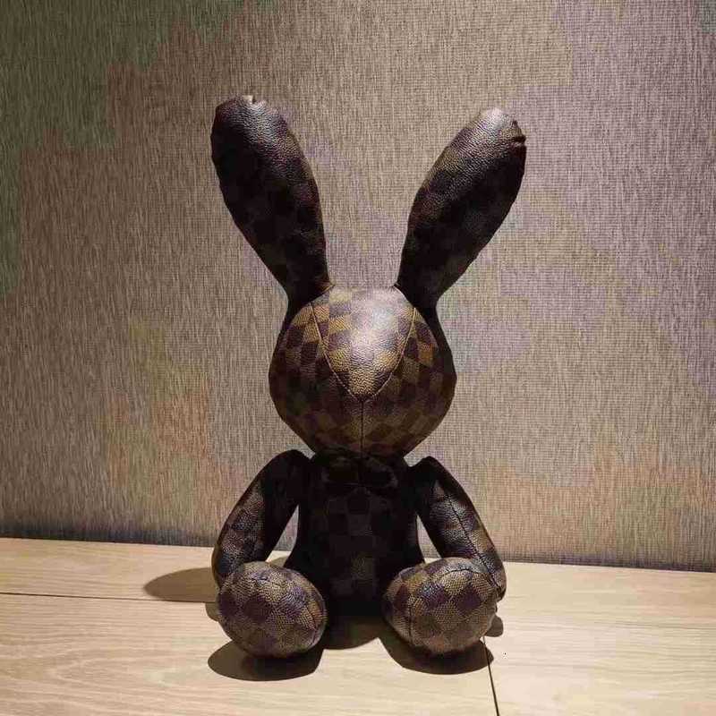 Other Fashion Accessories Designer Diamond-encrusted Large Rabbit Figurine Living Room Ornament High-end Presbyopic Home Decoration Couple Gift QVNR