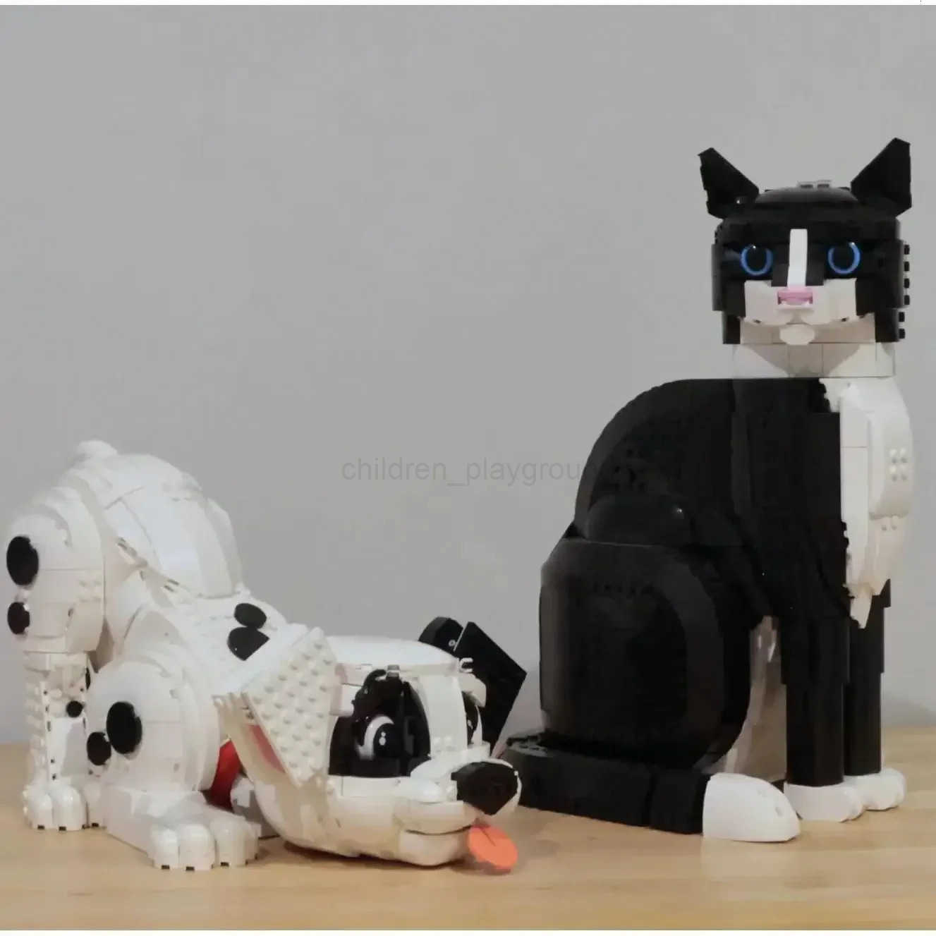 Disney MINISO Disney Animal 43269 43247 21349 Set 101 Dog Cat Lion Building Blocks Bricks Toy Cute Pets Christmas Birthday Gifts W250710