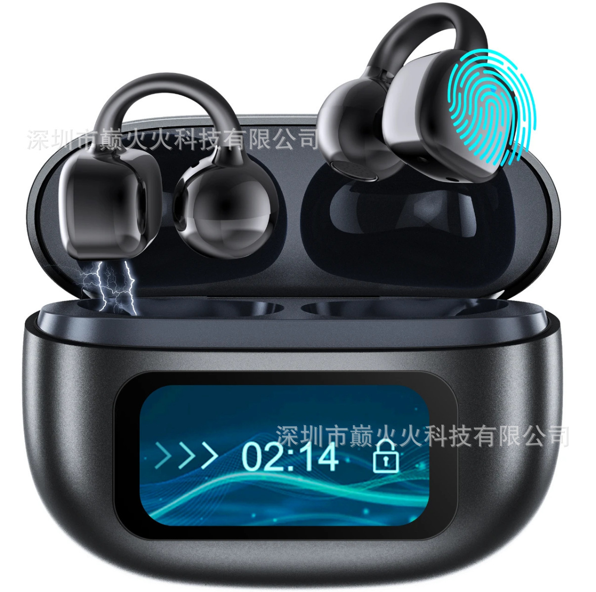 Smart Translation G08 Bluetooth Earphones OWS Clipon Ear Design Comfortable for Long Wear Multilanguage Translation Earphones 250710