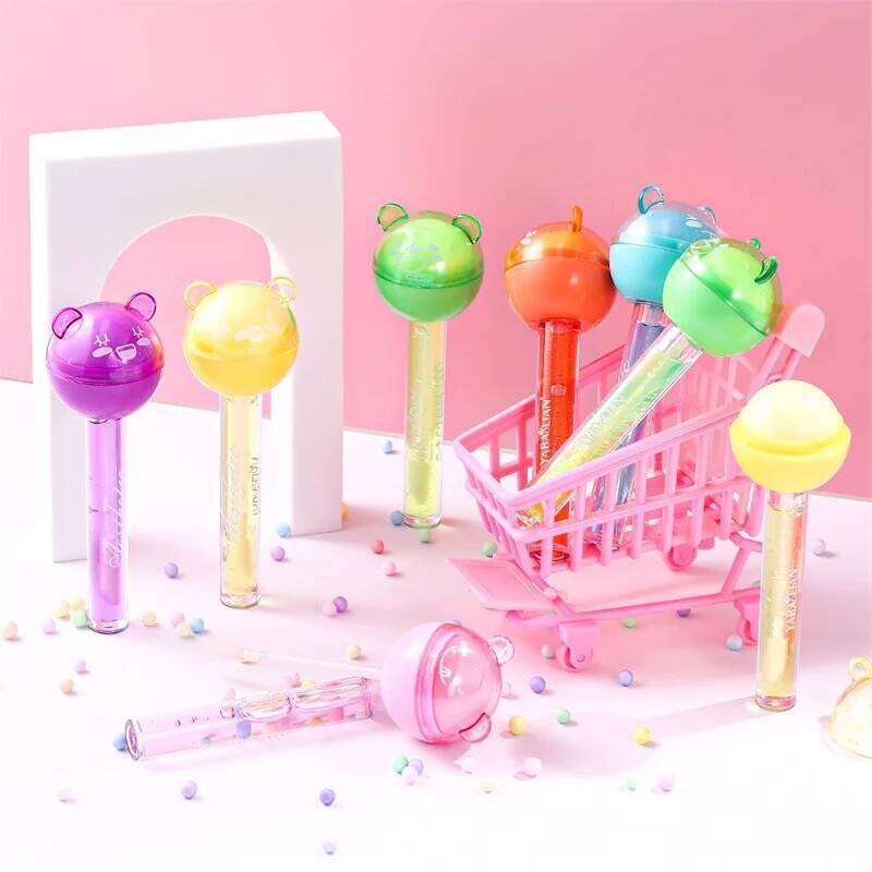 2 In 1 Cute Lolli Gloss Lasting Moisturizing Plumping Plumper Mineral Oil Nutritious Lip Enhancer Liquid Makeup X250710