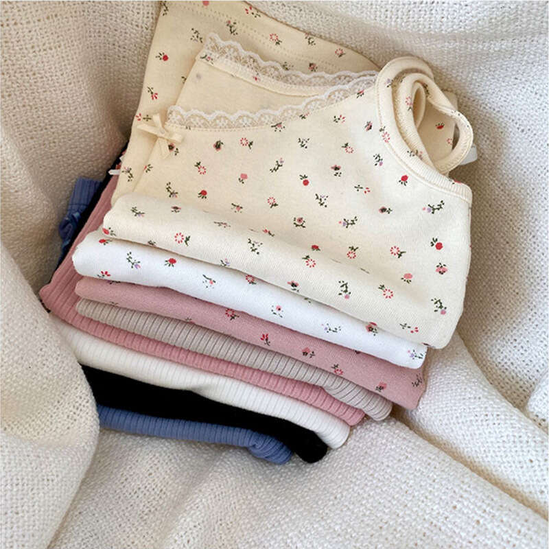 Trendy Backless Vest Layering, Short Floral Lace Camisole, Ins Super Hot Girl Student Top For Women B5