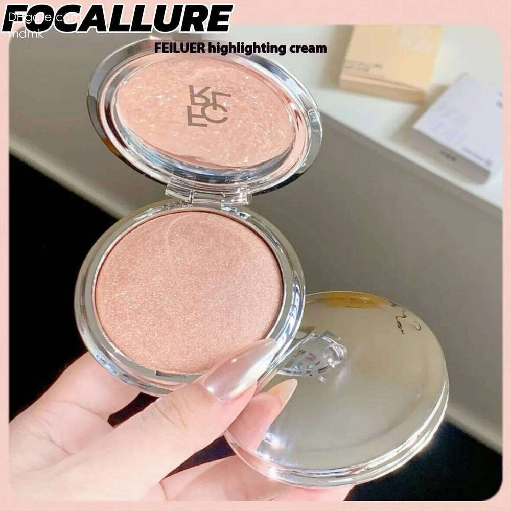 FOCALLURE Highlighter Bronzer Cream Monochrome Highgloss Giltter Long Lasting Natural Matte Concealer Contouring Makeup X250710