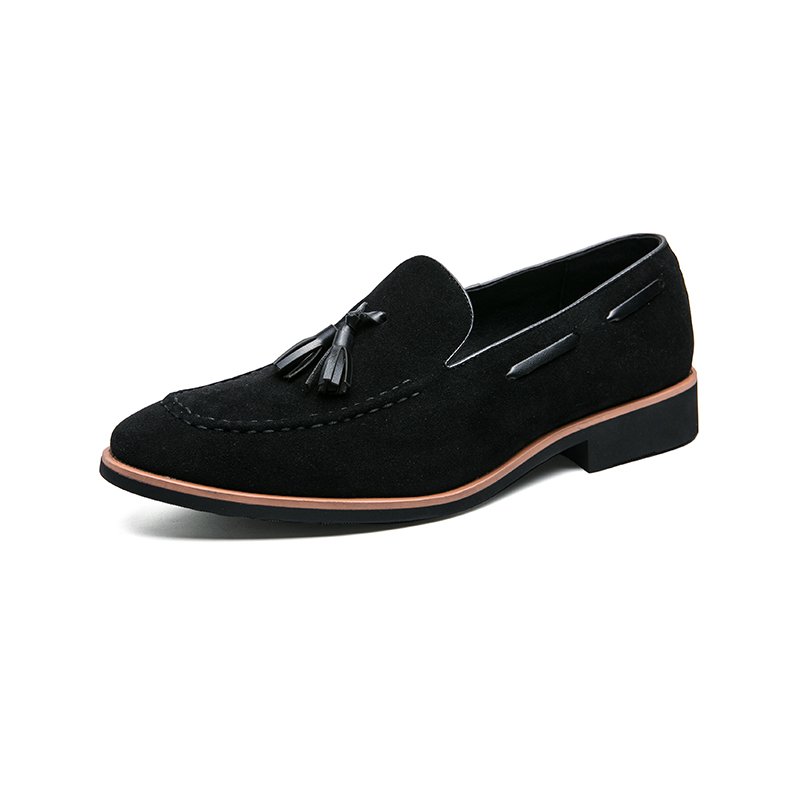 20213 Summer Men's Shoes Genuine Leather British Pointed Men's Business Casual Pointed British Versatile Fashion