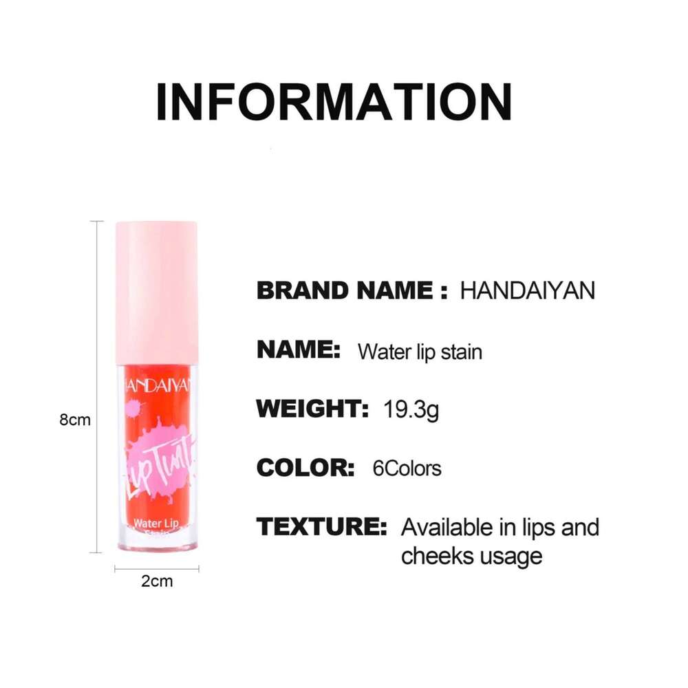 lti-use 6 Colors Gloss Cheek Tint Long Lasting Moisturizing Dye Blush Makeup Lip Stain Glossy Lipgloss Cosmetics X250710