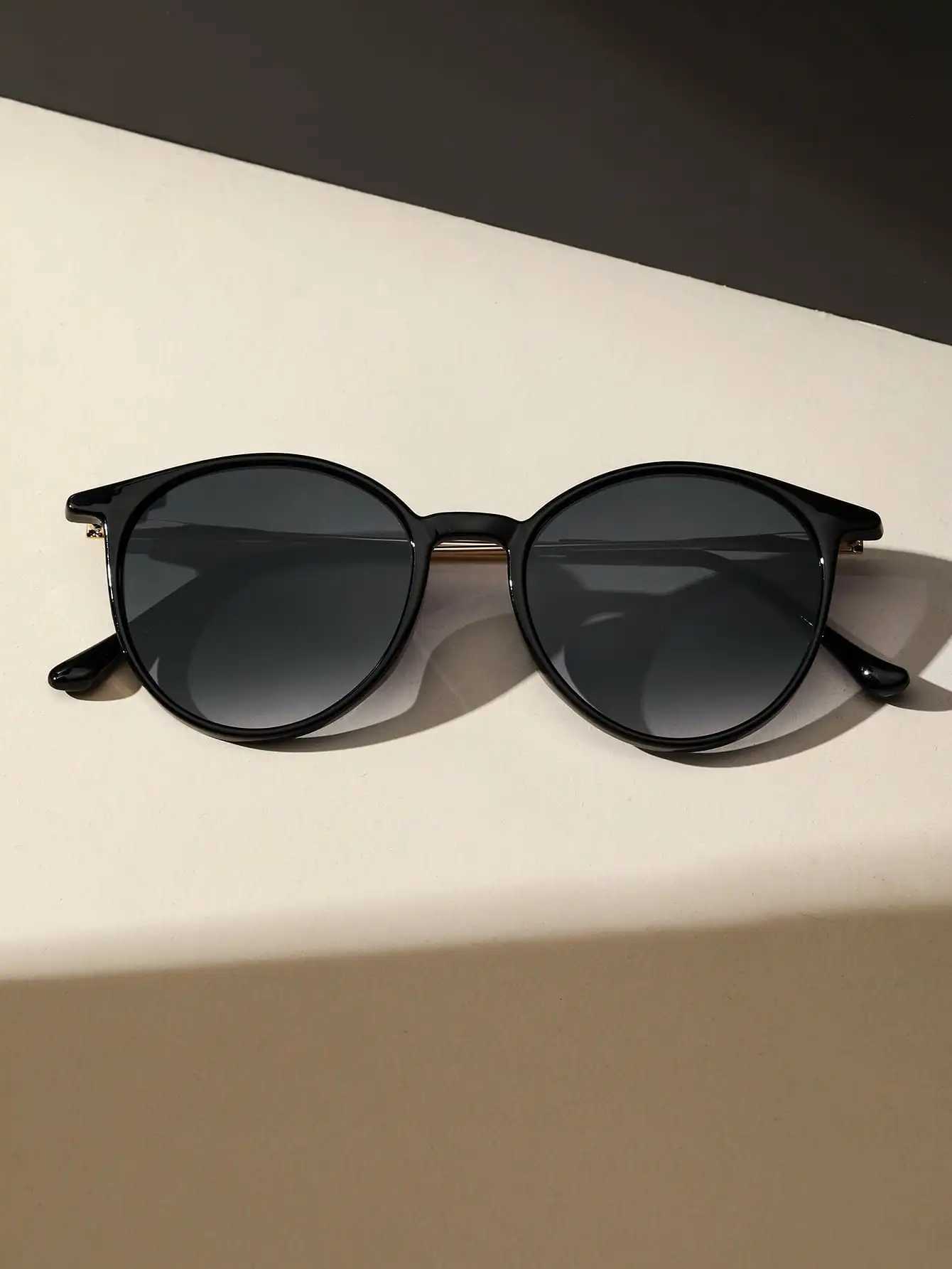 1PC Fashion Round Metal Plastic Fe Wen Sunglasses For Men Daily Life Eyewear Accessories. W250709