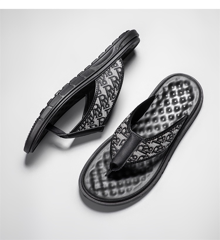 free shipping designer Sandals for man breathable and fashionable Flip Flops casual black slippers