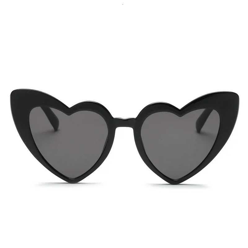 Shaped Sunglasses Wen Cat Eye Fashion Brand Retro Love Black White Eyewear Men Shade UV400 Eyewear W250709