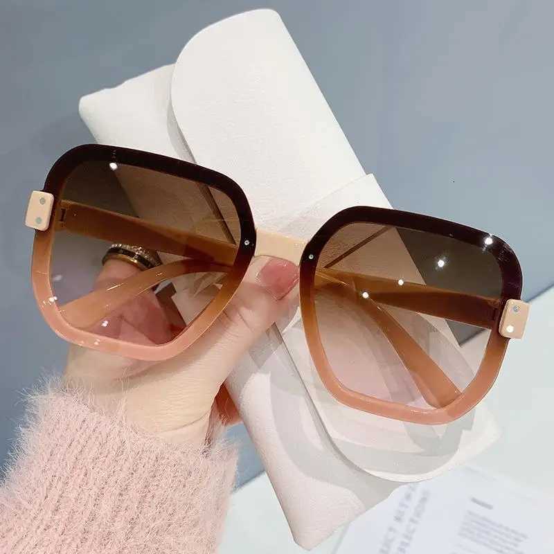 New Fashion Square Sunglasses Wen Men Designer Luxury Brand Sunglasses Gradient Vintage S UV400 Eyewear W250709