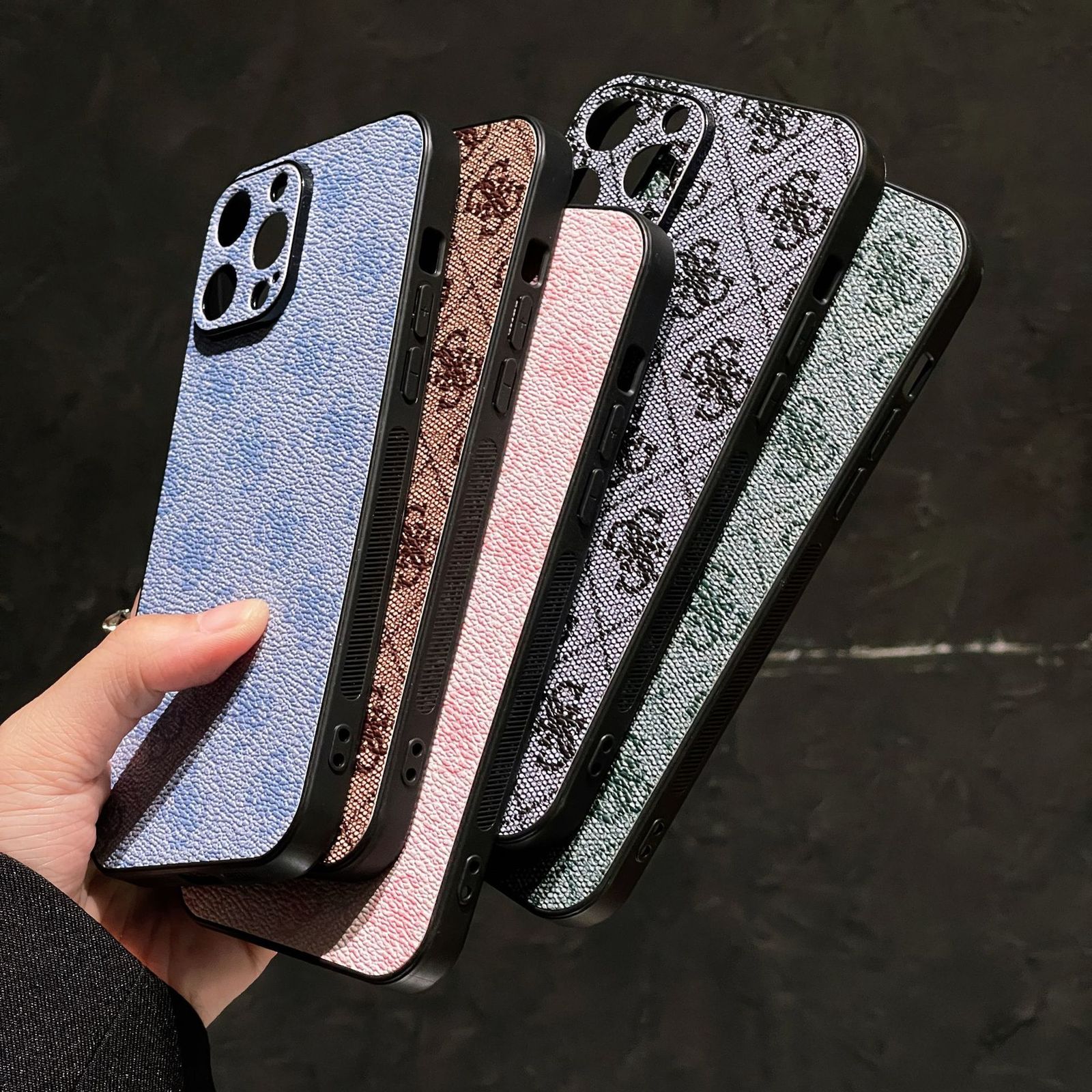 16PRO Full Coverage Protective Case Compatible with Case Shockproof TwoinOne Leather Phone Case 250710