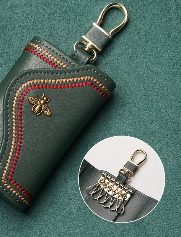 Key Case Protective Cover Card Holder Two-in-One for Men and Women Compact Mini Storage Key Bag 250710