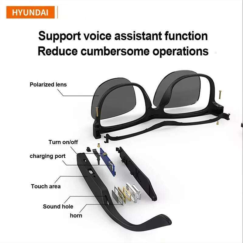 Designer brand choice HYUNDAI HY C multi-function bluetooth headset surround sound music outdoor sports cycling audio sunglasses