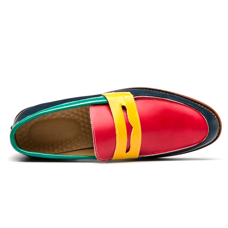 2022- New versatile casual British men's shoes, Korean version men's shoes, British small leather shoes, trendy pointed hairstylists, one fo
