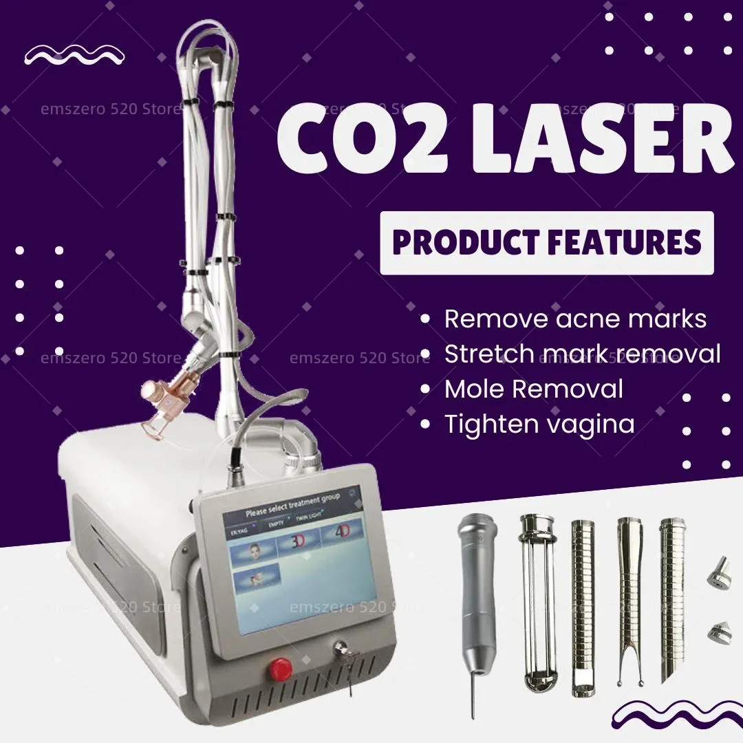 High Precision 10600nm Fractional CO2 Laser Equipment for Scar Repair, Collagen Boosting and Skin Firming Treatment