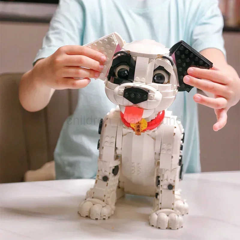Disney 2025 NEW Cartoon 101 Puppy Model Building Block Brick Dog DIY Creative Assembly Educational Architecture Toys Gift 1722Pcs W250710