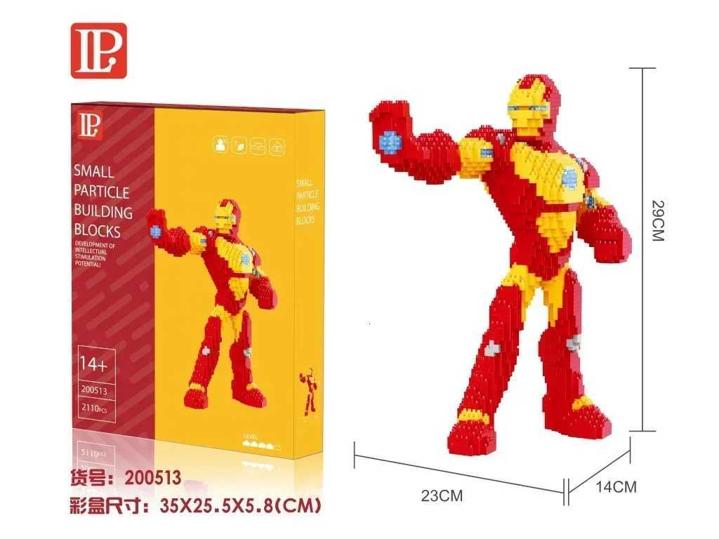Disney Spiderman Hulk Building Block Iron Man Rocket Raccoon Super Heroes Assembled 3D Model Captain America Mini Brick Figures Toys Z250710