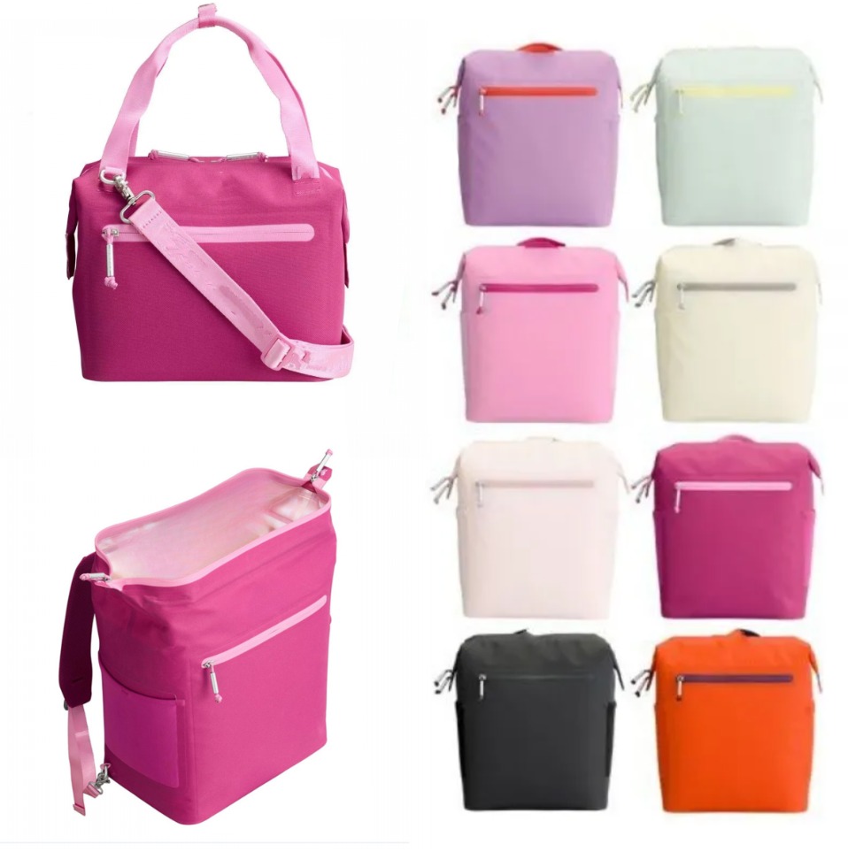 US ship All Day Julienne Mini Soft Cooler Lunch Bag Box Recycled Polyester Cooler Cooling Travel Cooler Bags Shoulder Bags Madeleine Midi Cooler Backpack 1707G