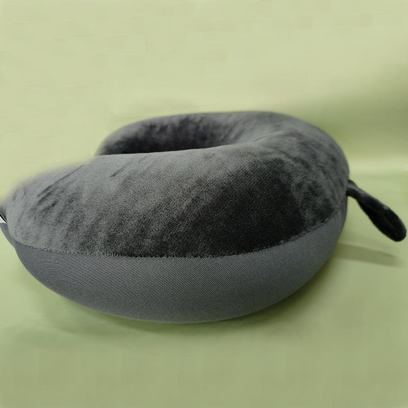 Travelling cervical pillow U-shaped pillow travel office nap cervical pillow velvet pillow memory cotton pillow core