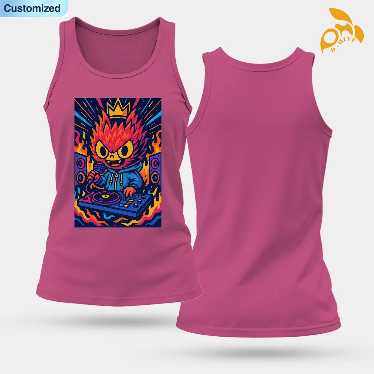 free shipping of customized trendy breathable sports vest for women is suitable for the United States 180GSM front and back DTF with exquisite pattern