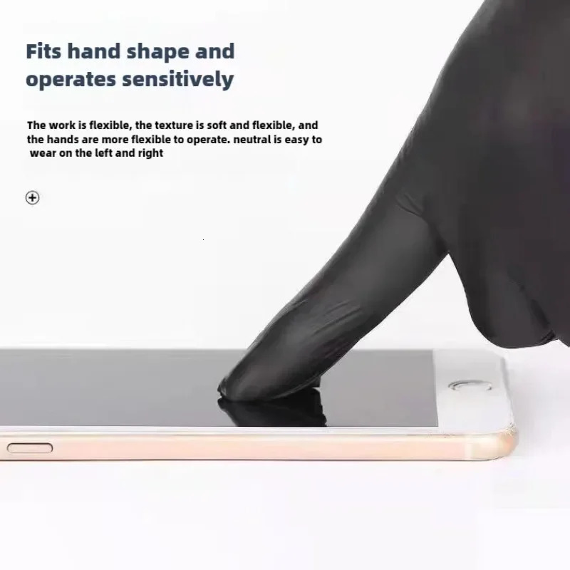 Disposable Nitrile Waterproof Gloves Dish Washing Kitchen Household Gloves Dog Wash Cleaning Glove for Food Working Latex Gloves 250707